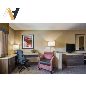 Juego de muebles de dormitorio Premium Best Western-Diseño de muebles resistentes a los arañazos MDF LPL-Fábrica de muebles de hotel hecha en Vietnam - Product Image 2