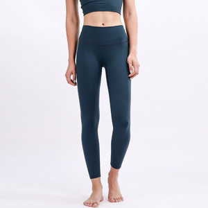 Leggings de Yoga Sólidos para Mujer, Cintura Alta, Nailon, Pantalones Deportivos de Yoga, Fabricante, Leggings para Gimnasio, Fitness y Entrenamiento - Product Image 5