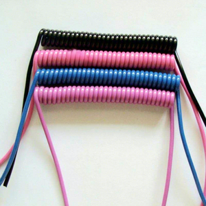 <span class=keywords><strong>Cable</strong></span> telescópico blindado en espiral para micrófono, megáfono, intercomunicador y auricular de teléfono, modelo CD Crystal Head Spring, modelo uno - Product Image 1