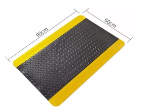 Laboratorio GI 600x900mm 3 strati in gomma PVC industriale piastra diamantata antistatica ESD Anti fatica tappetino - Product Image 2