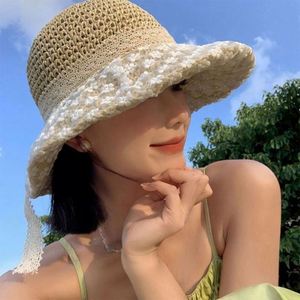 หมวกคาวบอยปีกกว้างผ้าลูกไม้ประดับโบว์ ระบายอากาศได้ดี เหมาะสำหรับฤดูร้อน ใส่เที่ยวทะเล ชายหาด ท่องเที่ยว ใช้ได้ทั้งชายและหญิง - Product Image 4