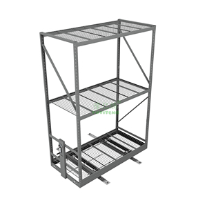 Système de culture verticale hydroponique intelligent de grande taille avec banc roulant pour l'agriculture en serre - Product Image 5