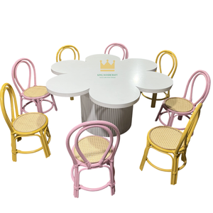 Sillas Infantiles de Ratán Hechas a Mano para Decoración de Fiestas de Cumpleaños, Asientos para Eventos Infantiles, Muebles Ecológicos Naturales, Gran Venta - Product Image 5