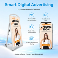 Affiche publicitaire LED extérieure P2.5 avec boîtier étanche anti-pluie pour devanture de magasin de proximité, taille personnalisable en option