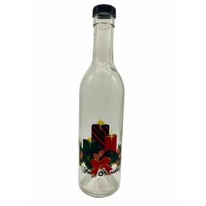 375ml 500ml 750ml 1000ml Bouteille d'emballage de vin en verre vide Bordeaux Bourgogne Rhin avec bouchon à vis Botella De Bordelesa Bourgogne - Product Image 1