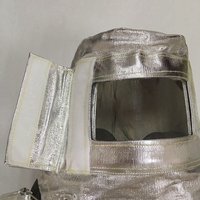 Casque ignifuge résistant à la chaleur de 1000 degrés, chapeau aluminisé anti-éclaboussures, fenêtres anti-buée, léger, confortable, visière faciale