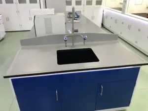 Mobili da laboratorio Anti prodotti chimici fisico tavolo da laboratorio banco lavello laterale tavolo da lavoro