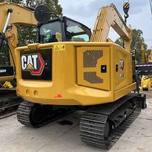 Excavadora Caterpillar CAT 307,5 usada original potente Mini excavadora duradera con orugas de 7 toneladas con bajas horas de trabajo - Product Image 3