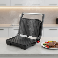 Grill électrique portable RAF 2200W, grande surface, antiadhésif, barbecue pour la maison, steak, poulet, barbecue d'intérieur sans fumée, PTFE pour camping-car