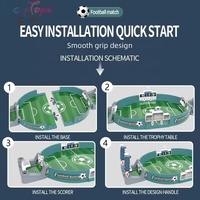 Table de football en plastique sur mesure, grande taille, jeu éducatif pour enfants, match à deux joueurs, jeu de société parent-enfant
