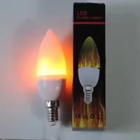 Ampoules de Noël E14 E27, décorations lumineuses, ampoules à effet de flamme pour fêtes, 3W 5W