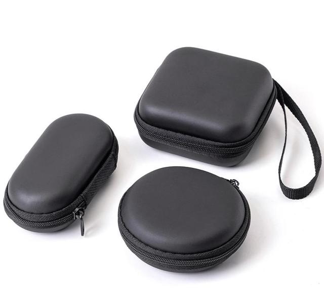 Small Custom EVA Zipper Pouch Travel EVA Storage Bag Mini Carry case for Earphone Jewelry Power Cable Hard Driver Charger