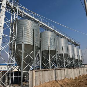 <span class=keywords><strong>Tour</strong></span> d'alimentation en acier galvanisé à chaud OUMU pour usage agricole avec convoyeur à vis sans fin, anti-corrosion et haute résistance, dimensions personnalisables - Product Image 3