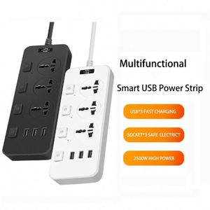 Soket ekstensi Multi fungsi Usb + 1 jenis stop kontak, pelindung lonjakan daya AC - Product Image 5