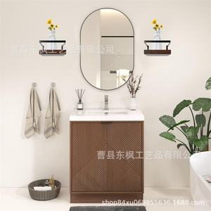 Wooden <b>Floating</b> <b>Shelf</b> <b>Wall</b> Mounted Plant Rack Iron Wood Combination Single Layer Display <b>Shelf</b> For Green Plants - Product Image 3