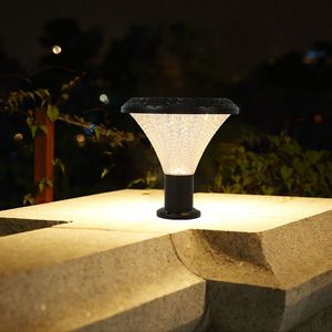 Luz de Pilar led solar para exteriores, farol resistente al agua ip65 para jardín, Estilo Vintage - Product Image 3