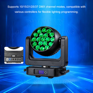 L-52 RGBW 4en1 Aura Zoom 19x25W Wash LED, Cabeza Móvil para Iluminación de Escenarios, para DJ, Conciertos, <span class=keywords><strong>Teatro</strong></span>, Discotecas - Product Image 3