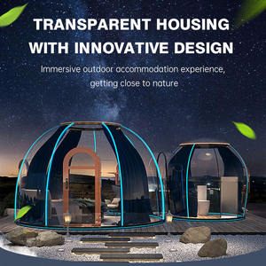Carpa de PC Impermeable e Ignífuga, Redonda, Transparente, para Acampar al Aire Libre, Casa Domo de Lujo para Glamping SG-DL-020, Domo para Glamping SG-DL-020 SG-D - Product Image 5