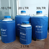 Thermos cryogénique YDS-3 20L, réservoir d'azote liquide, conteneur de stockage d'azote pour insémination artificielle 50L pour élevage bovin