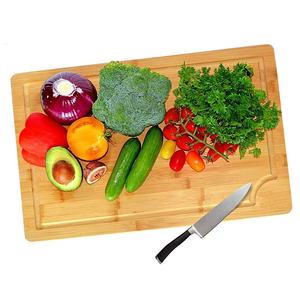 Bamboo Cutting Board <b>Set</b> 3 Pcs Rectangle Thickened For Kitchen Use - Product Image 2