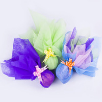Papier d'emballage pour fleurs, matériel d'emballage fait main DIY, papier de doublure intérieure pour bouquet floral, papier de coton uni