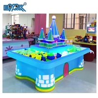 Nouveau classique magique rêve château sable Art Table drôle parc d'attractions expérience situationnelle enfants métal bricolage jouer plage maison tous