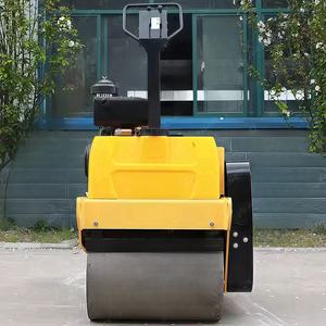 เครื่องยนต์ฮอนด้าขับเคลื่อน<span class=keywords><strong>1</strong></span>ตันลูกกลิ้งถนนลูกกลิ้งคู่อัดมินิพร้อมลูกกลิ้งกลองคู่ - Product Image 5