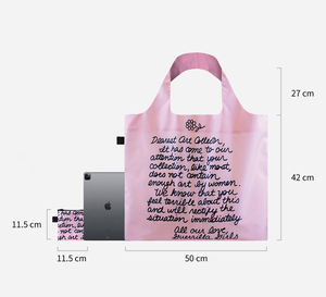 Épicerie réutilisable de haute qualité écologique léger Portable grande capacité poche lettre <span class=keywords><strong>sac</strong></span> à provisions pliant - Product Image 6