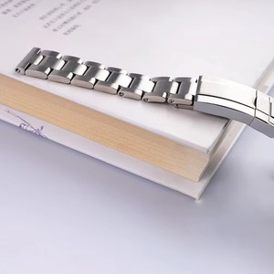 Acero inoxidable 316L sólido para cierre de pulsera Oyster 20mm extremo recto correa de reloj de pulsera de lujo para Seiko para <span class=keywords><strong>Breitling</strong></span> - Product Image 4