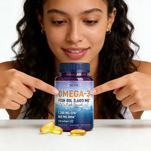 Vente flash Huile de poisson pure à 100% 3 600 MG HUILE DE POISSON 2 160 MG OMEGA-3 Huile de poisson qui renforce l'immunité et la fonction cérébrale - Product Image 6