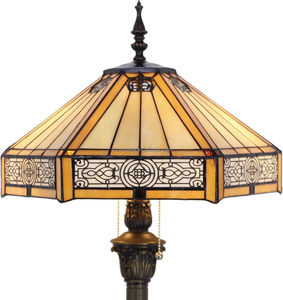 Lámpara de pie de vitral Tiffany de diseño barroco de 16 pulgadas, bombilla E-27 para sala de estar, estudio, comedor, decoración e iluminación - Product Image 5