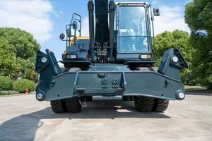 Pelle sur roues Hyundai HW210 d'occasion 21 tonnes avec moteur d'origine, moteur de pompe à composants principaux, Corée en vente Shanghai - Product Image 6