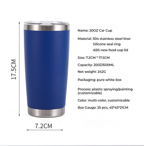 Bán Buôn 20Oz Đôi Tường Thép Không Gỉ Cách Điện Cốc Biểu Tượng Tùy Chỉnh Cắm Trại Cốc Du Lịch Hiện Đại Bia & Cà Phê Cốc - Product Image 3