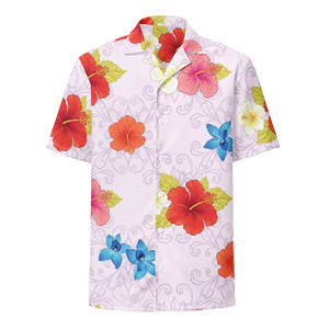 Camisa Hawaiana Aloha 2 Rosa Pastel - Product Image 3
