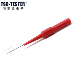 العزل ثقب إبرة غير مدمرة المتعدد 0.7 مللي متر اختبار مسبار أحمر/أسود أصفر أخضر أزرق السلطة الفلسطينية 30Vac-60Vdc/Max.1A - Product Image 2