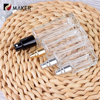 Carré 3ml 5ml 6ml 15ml 30ml 100ml Vide Long Grand Vaporisateur Rechargeable Parfum Atomiseur Distributeur D'échantillons Bouteille De Parfum En Verre De Voyage