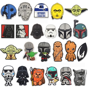 Breloques de chaussures à thème de films de science-fiction, vente en gros, décorations de chaussures animées américaines, accessoires mignons pour fans - Product Image 1