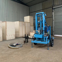 Foreuse rotative hydraulique diesel haute vitesse 260m montée sur chenilles, prix usine Chine