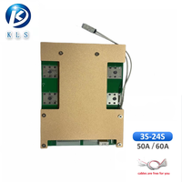 KLS BMS PCBA Modelo KLS-BMS-010 para Paquete de Baterías de Litio 48V 100A con Función de Equilibrio