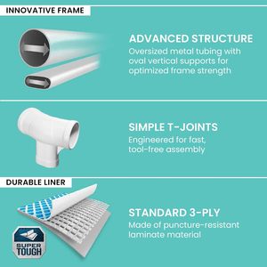 Piscine hors sol <span class=keywords><strong>INTEX</strong></span> Prism Round 10 pieds x 30 pouces |   26700EH PVC résistant aux intempéries Garantie 1 an (pompe non incluse) - Product Image 4