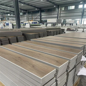 Plancher en <span class=keywords><strong>vinyle</strong></span> SPC à clipsage antidérapant, aspect bois gris, revêtement de sol PVC SPC pour bureau, maison, intérieur - Product Image 6