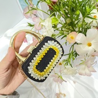 Sac Tendance 2025 Nouveau Sac à Main en Strass Design Unique Sac de Soirée Haut de Gamme Élégant et Luxueux avec Ornements en Diamants