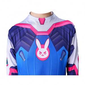 Nouveau Style adulte femmes femme Costume chanson Hana une pièce collants Halloween Cosplay body bande dessinée Anime jeu Overwatch Costume - Product Image 3