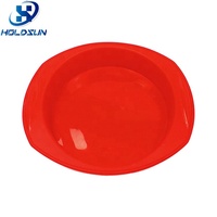 Moule de cuisson rond en silicone grand format, multifonctionnel, antiadhésif, résistant à la chaleur, écologique, couleur personnalisable, pour tourtes à la viande, crêpes et gâteaux