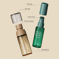 Bouteille d'emballage cosmétique en plastique PET de luxe personnalisée en gros, 30 ml, 40 ml, 60 ml, 80 ml, 100 ml, 150 ml, avec pompe pulvérisateur pour lotion corporelle