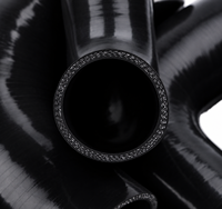 Tuyau en silicone OEM ODM pour camion industriel, turbo, radiateur, admission d'air, sur mesure, flexible, renforcé, résistant à la chaleur, découpe sur mesure