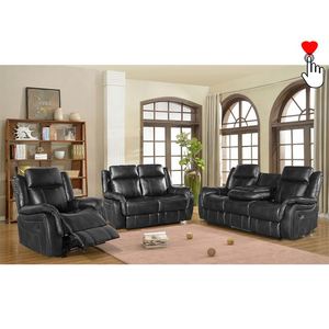 Fauteuils inclinables en cuir, nouveau design, en promotion - Product Image 3