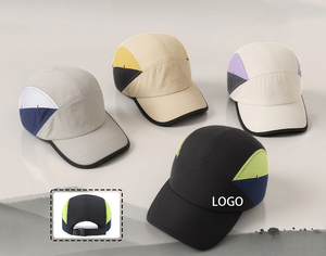 Casquette de baseball légère à 6 panneaux, respirante, avec bandeau anti-transpiration réglable, logo personnalisé, pour la randonnée, le camping et les activités de plein air - Product Image 1