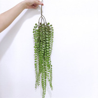 Plantes de fougère artificielles réalistes, fabriquées à la main; buisson de verdure synthétique en plastique pour