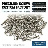 Vis de précision personnalisées, cruciformes, Torx, hexagonales, en acier inoxydable SS316, forgées à froid, pour dispositifs médicaux, appareils électroménagers, circuits imprimés, instruments, OEM